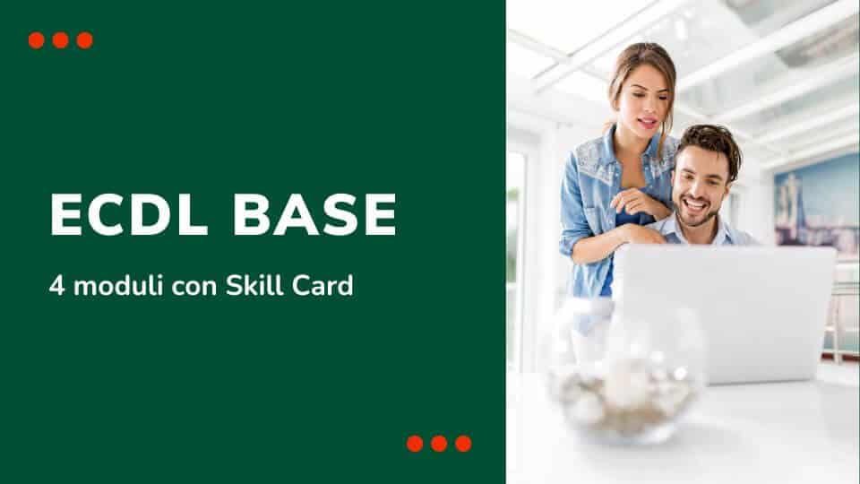 corso online ecdl base con skills card