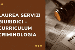 laurea servizi giuridici curriculum criminologia