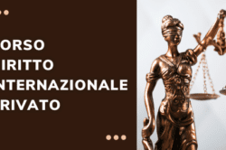 corso diritto internazionale privato