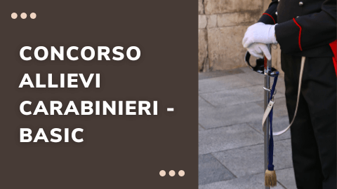 concorso allievi carabinieri basic