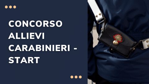 concorso allievi carabinieri start