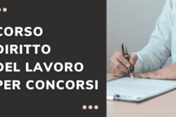diritto del lavoro per concorsi