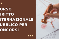 diritto internazionale pubblico per concorsi