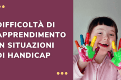 difficolta apprendimento situazioni handicap