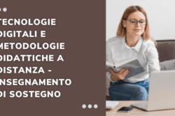 tecnologie digitali e didattiche distanza insegnamento di sostegno