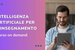 Corso online Intelligenza Artificiale per insegnamento