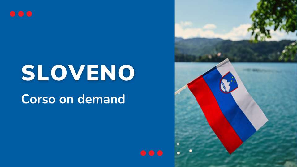 SLOVENO - corso on demand
