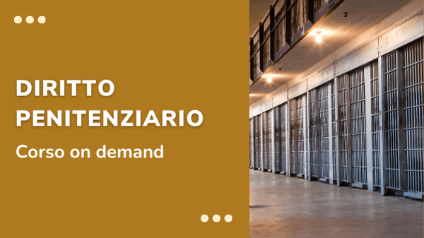 corso online diritto penitenziario