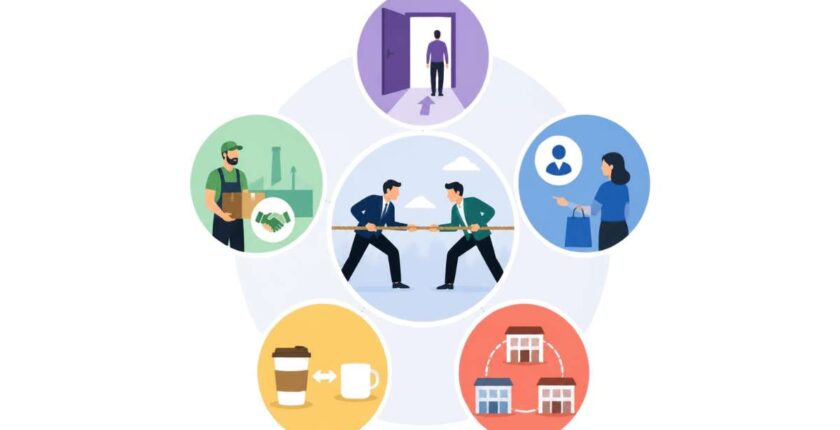 Immaginare potenziali scenari di marketing con l'analisi delle forze di Porter