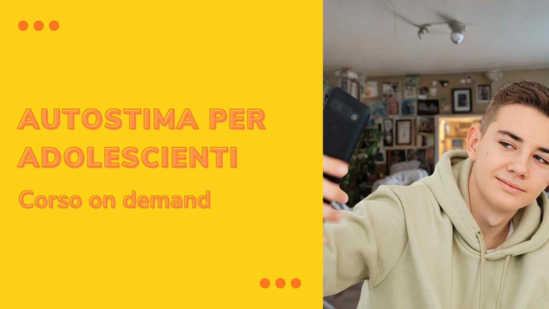 Corso online Autostima per ragazzi